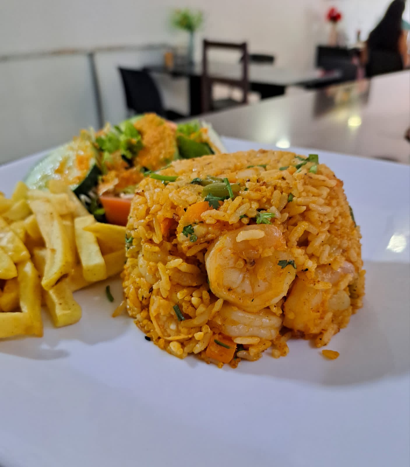 Arroz con Camarones