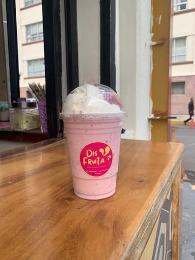 Frappé Fresas con Crema