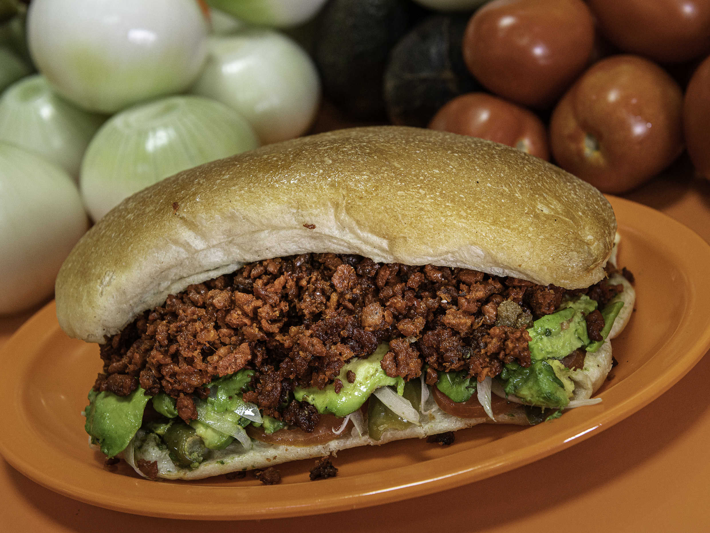 Torta con Chorizo