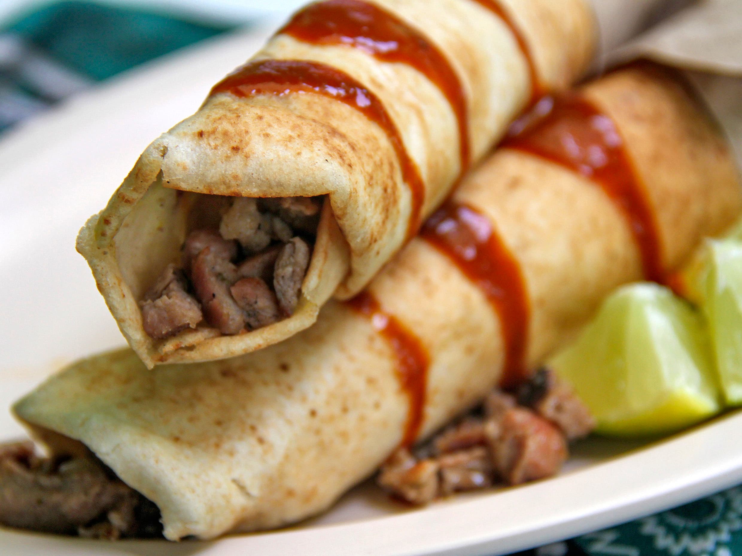 Tacos de Pan Árabe