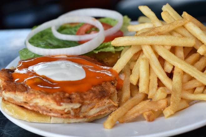Buffalo Chicken Burger.