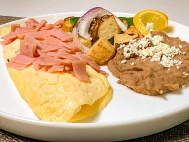 Omelette con Jamón