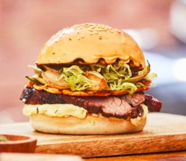 Hamburguesa de Arrachera