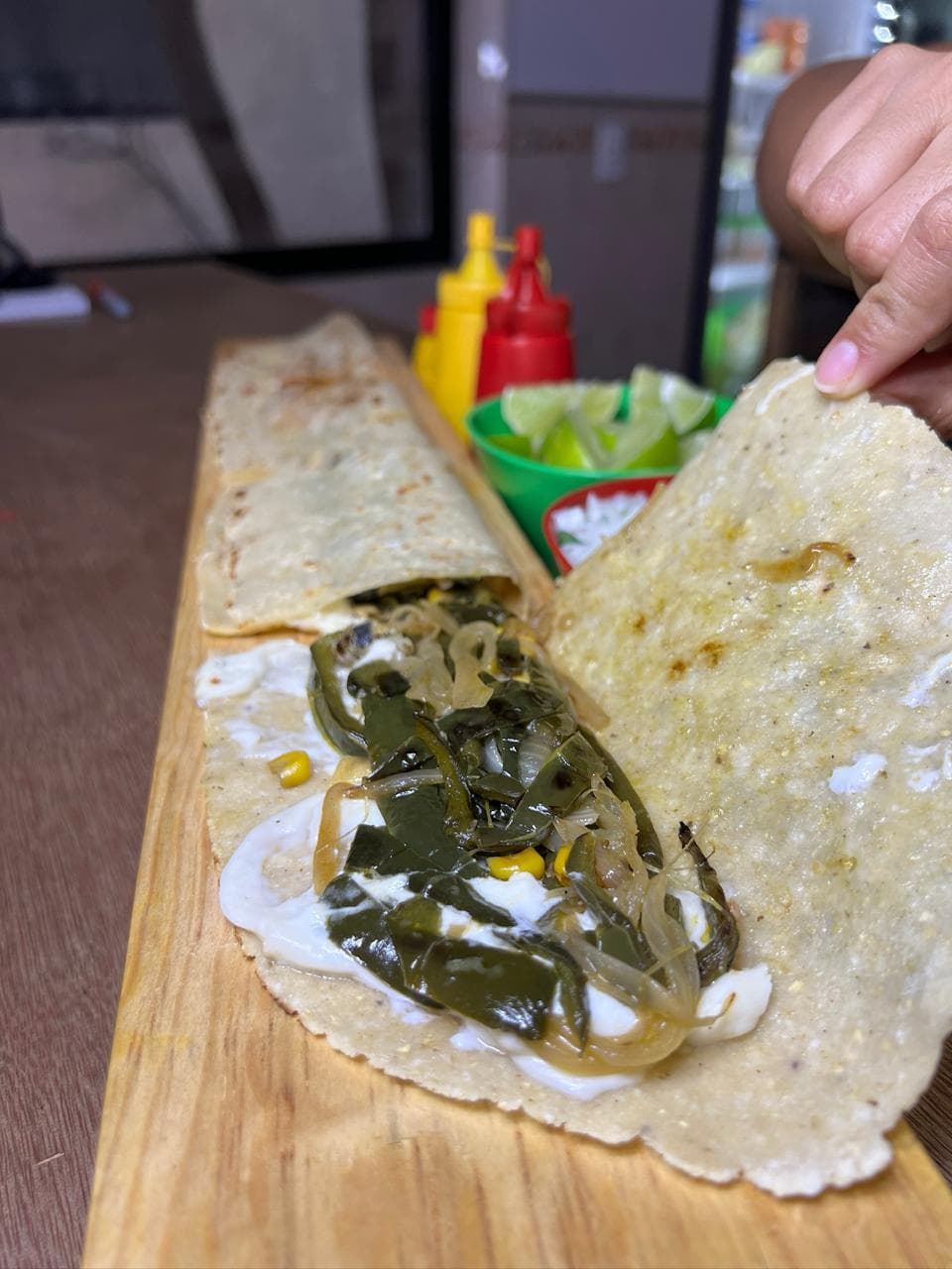 Rajas con Crema de (60cm)