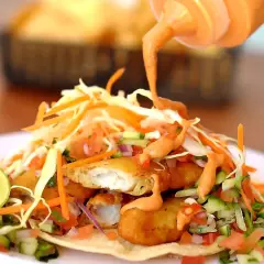 Taco de Camarón Capeado