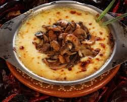 Queso Fundido con Setas