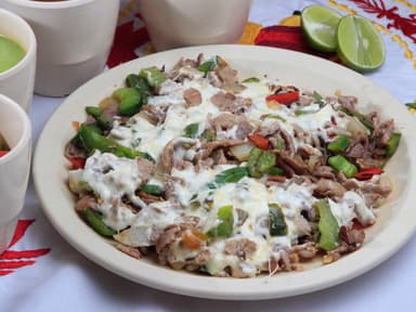 Alambre de Bistec con Queso