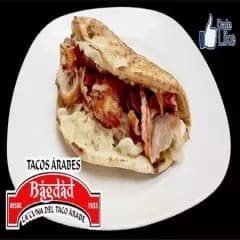 Taco Árabe Bagdad con queso..