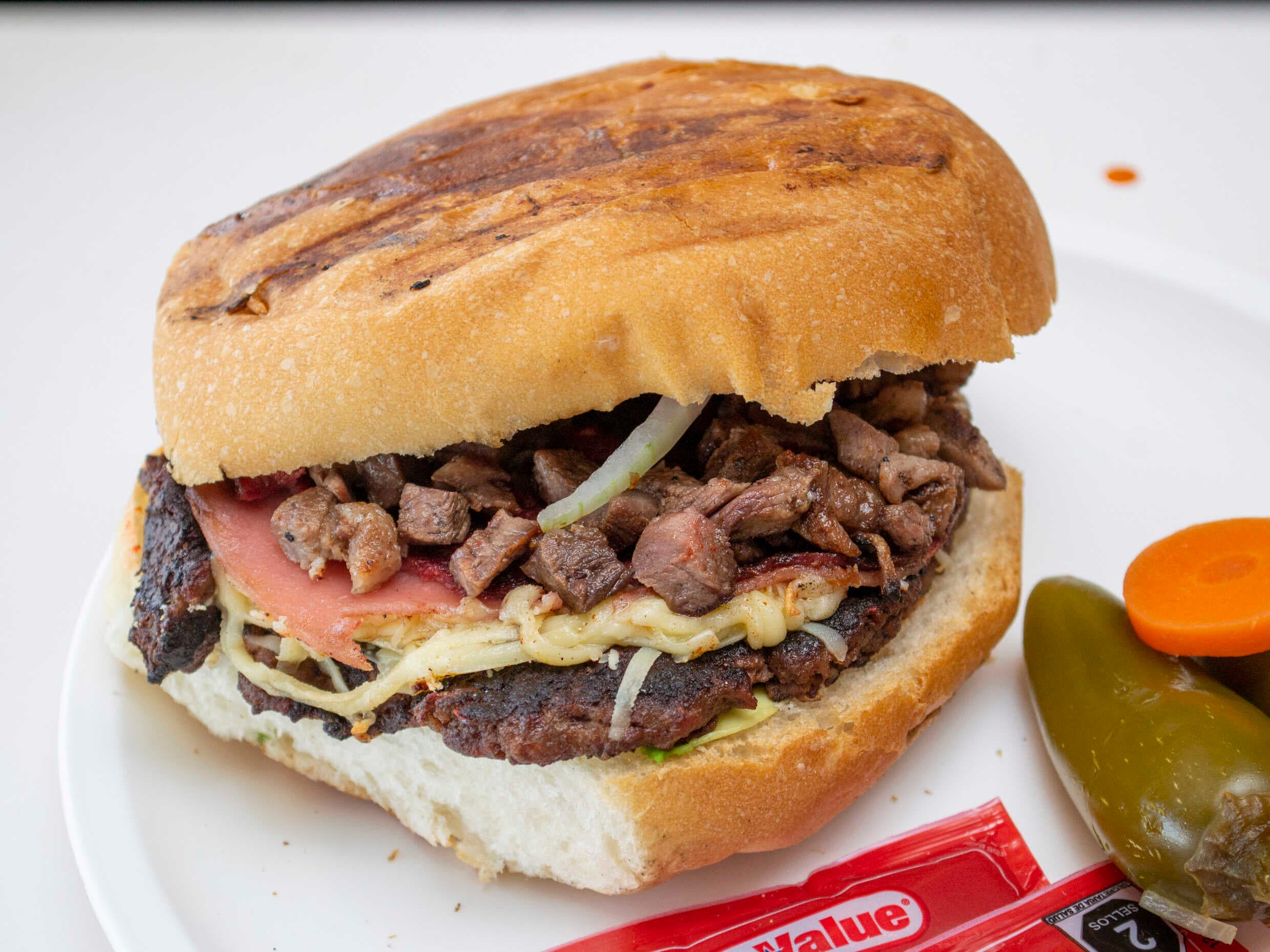 Hamburguesa Arrachera