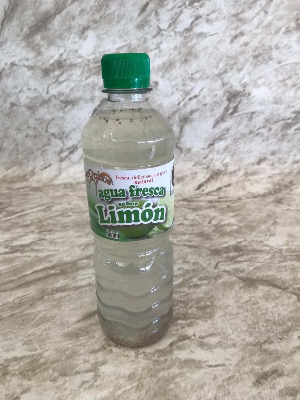 Agua Fresca Arquitos Sabor Limón con Chía 500 Ml