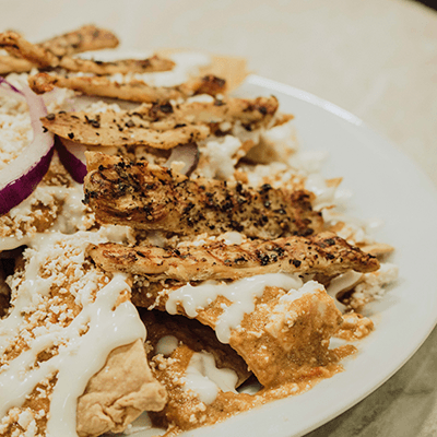Chilaquiles con Pollo