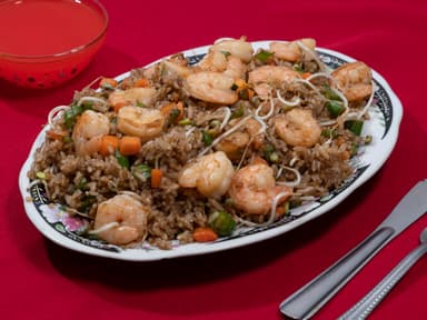 Caja Arroz con Camarón 1 Persona