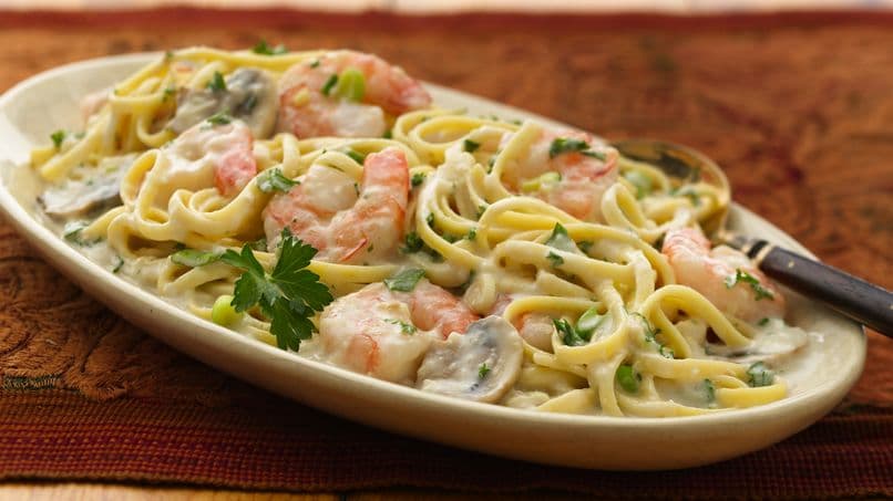 Espagueti con Mariscos