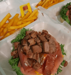 Combo Hamburguesa Arrachera