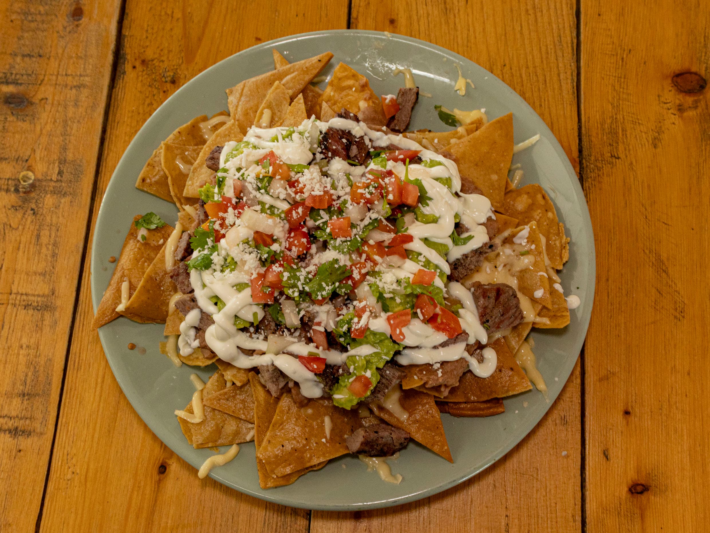 Nachos con Arrachera