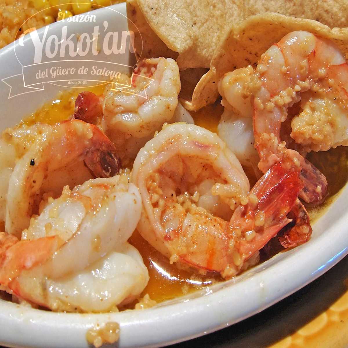 Camarones a la Mantequilla