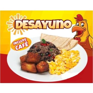 Pinto con huevo al gusto