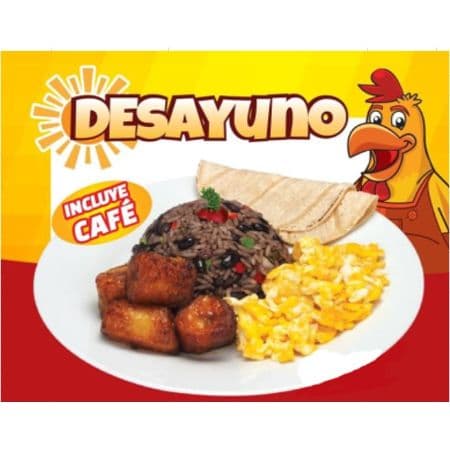 Pinto con huevo al gusto