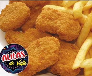 kilo de Nuggets con porcion de papas