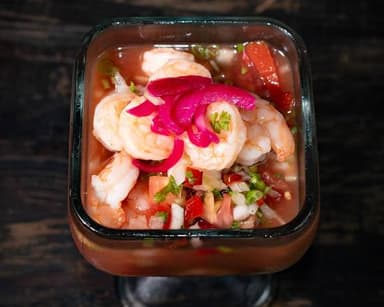 Ceviche de Camarón al Estilo Peruano