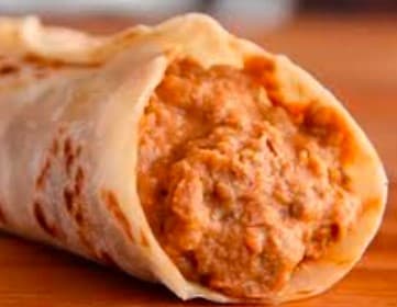 Taco de Frijol Refrito