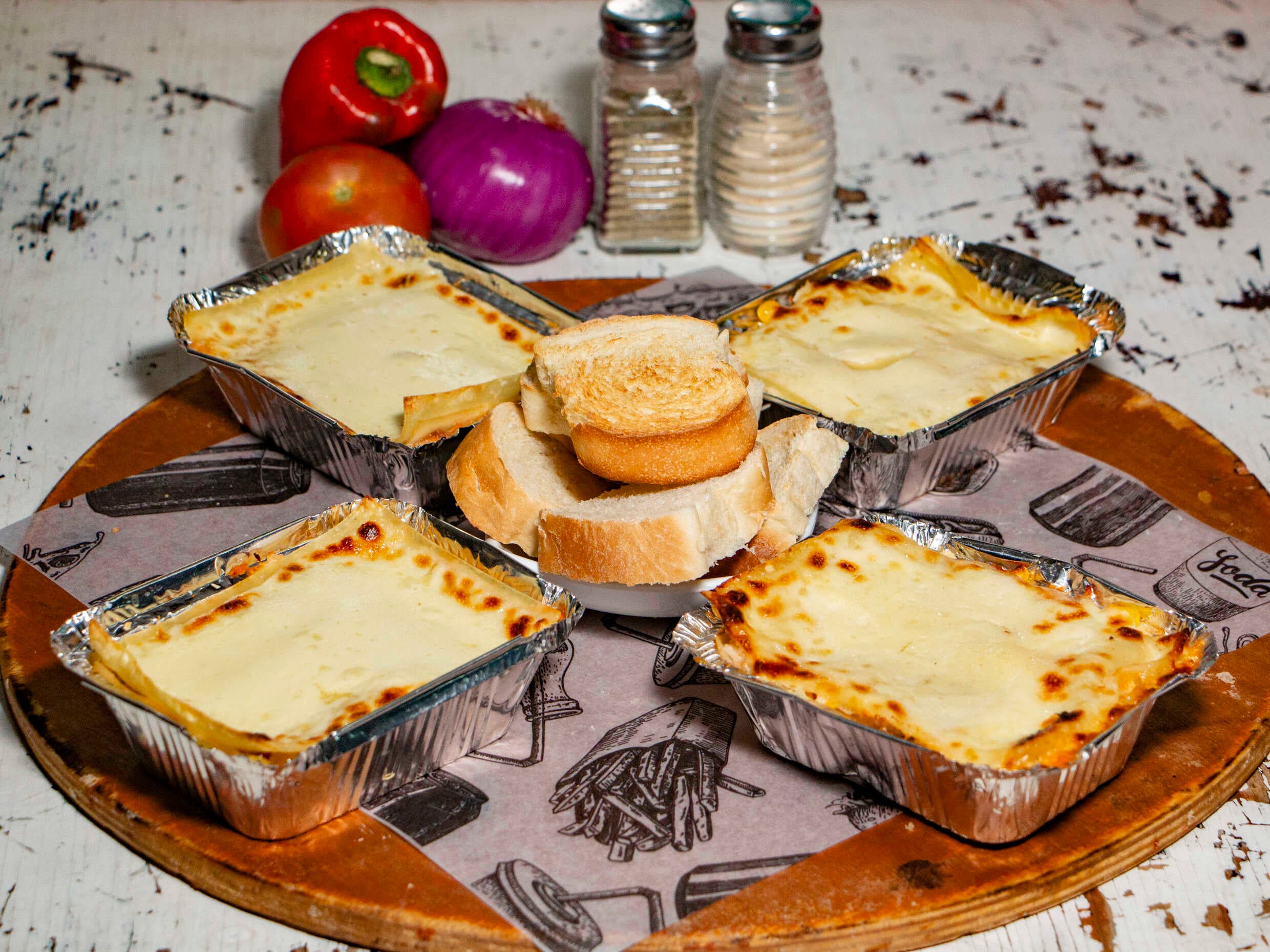 Combo 4 Lasagnas Junior Mixtas de 250 grs c/u