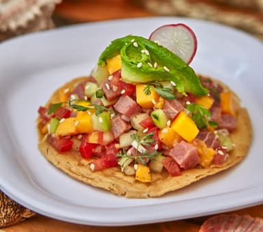Tostada de Ceviche de Atún