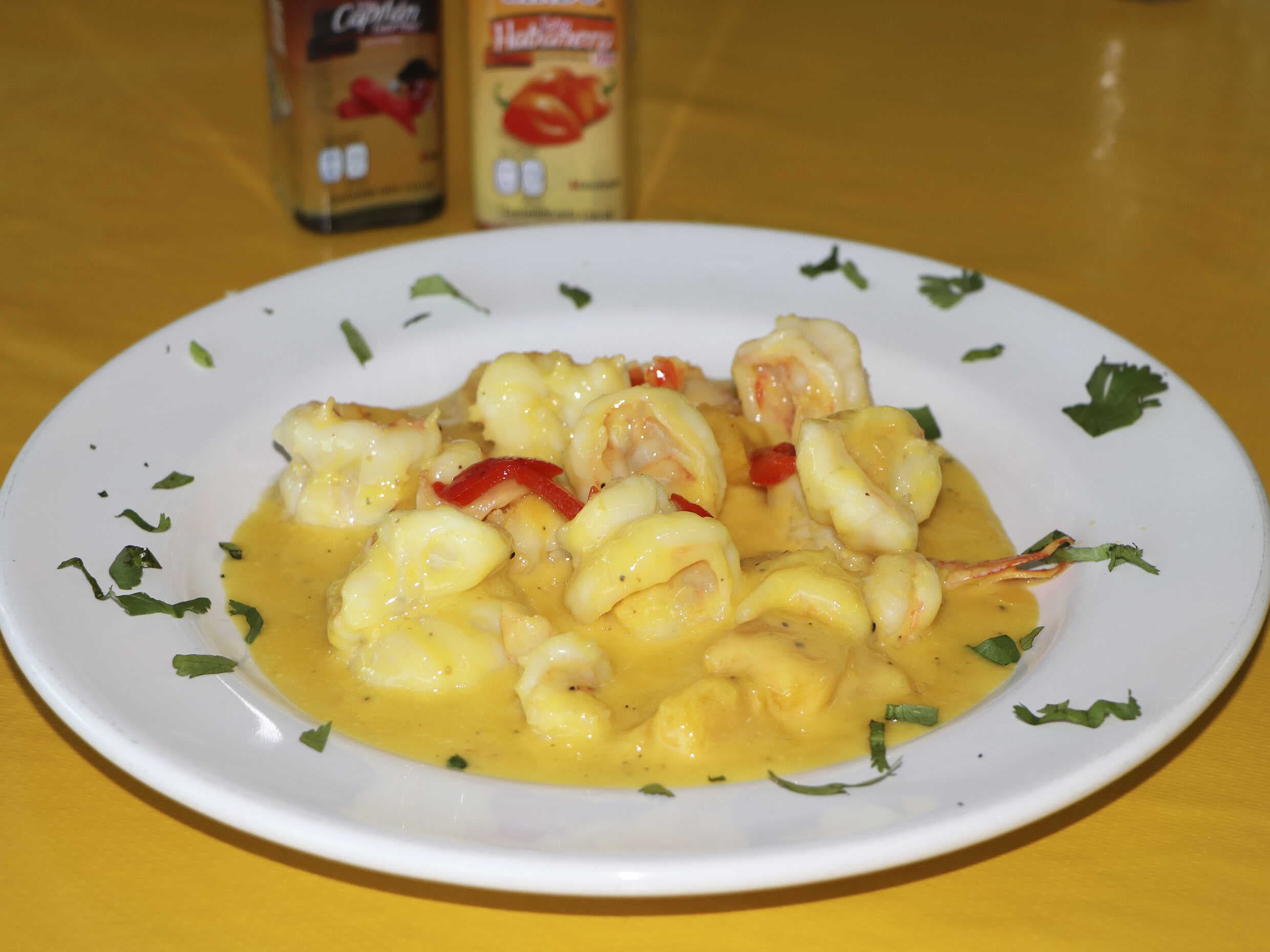 Camarón en Salsa de Mango