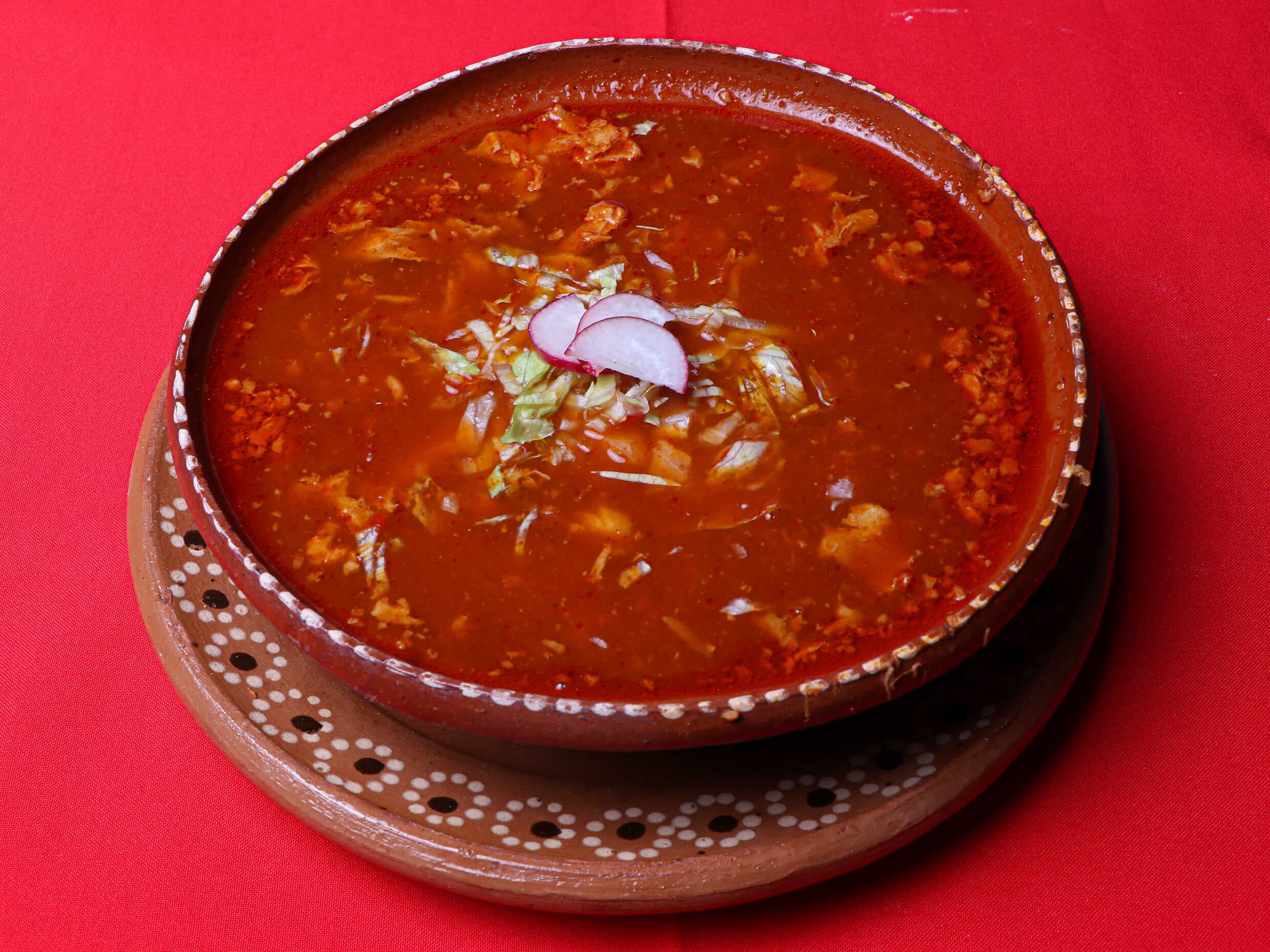 Cazuela de Pozole.