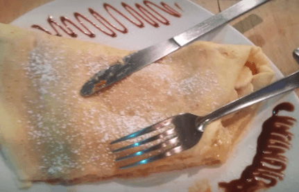 Crepa Dulce Nutella y Plátano
