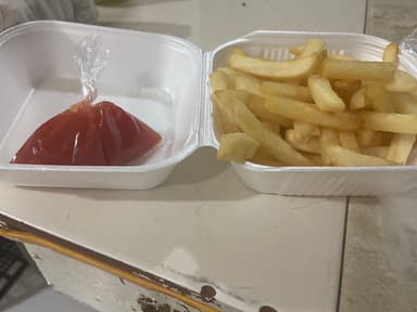 Papas con Cátsup