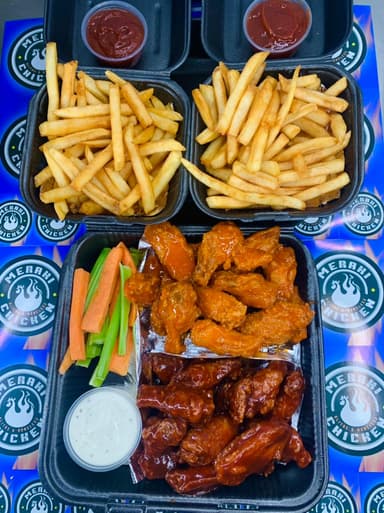 1 ORDEN DE ALITAS C/ PAPAS