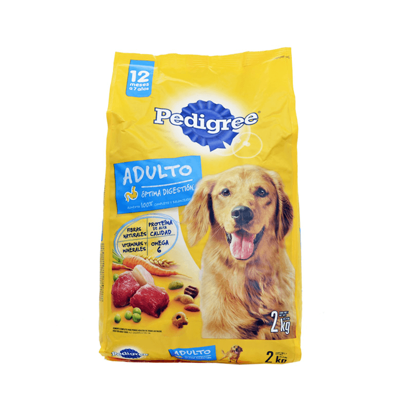 Alimento para perro Pedigree adulto nutricion completa 2 kg