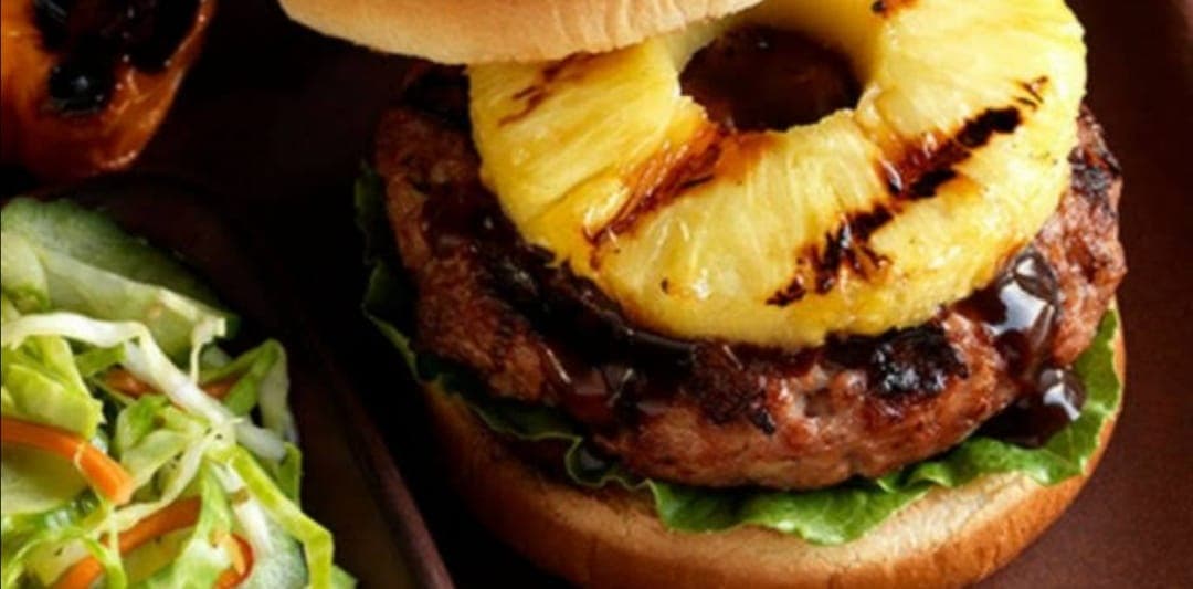 Hamburguesa  Extragrande con Piña