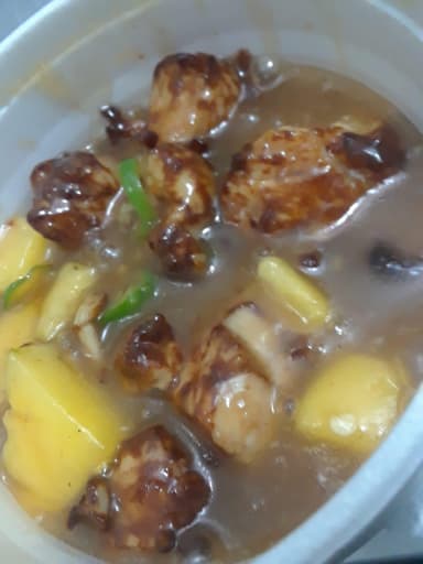 Pollo Piña con Serrano para compartir