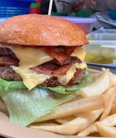 Hamburguesa Doble Río Especial