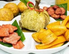 Plátano Frito con Cecina