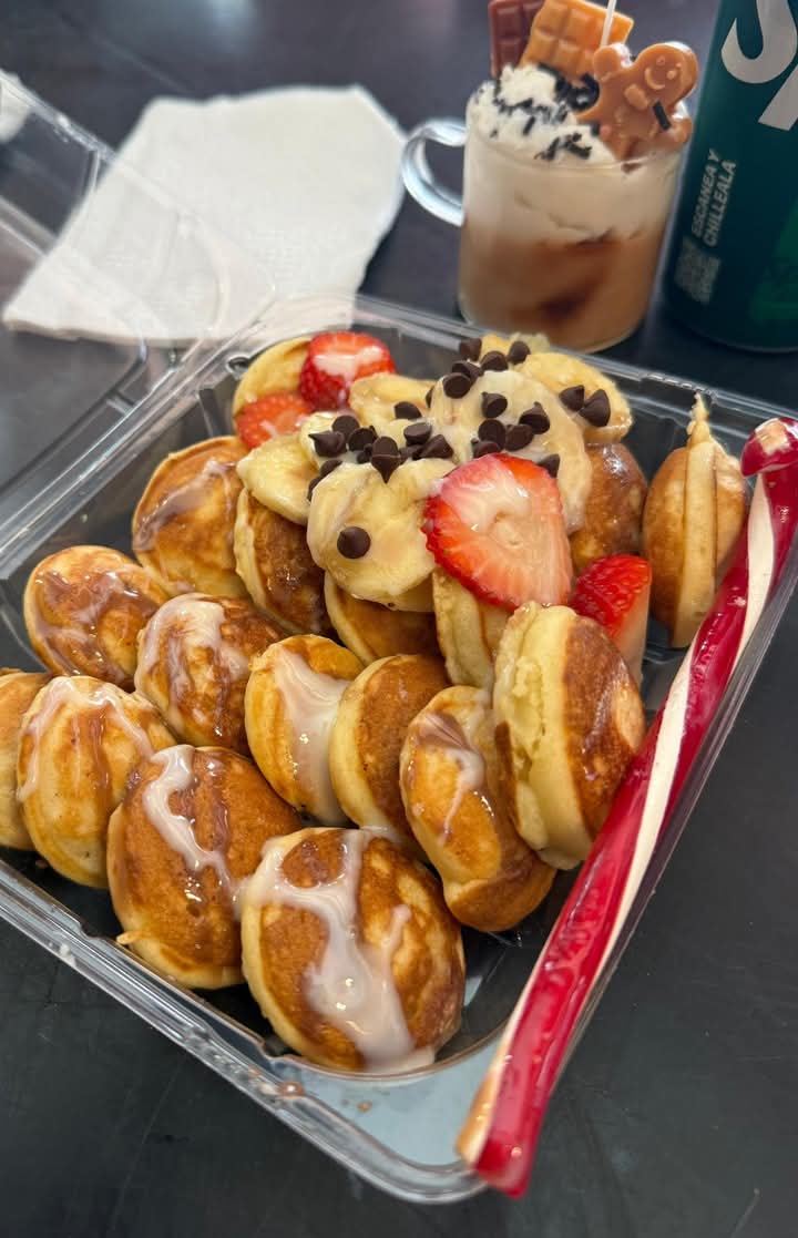 40 Mini Hot Cakes con NUTELLA