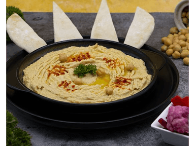 Hummus Clásico + Pan Pita Casera