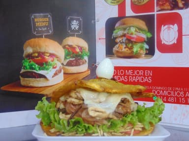 Hamburguesa con patacón