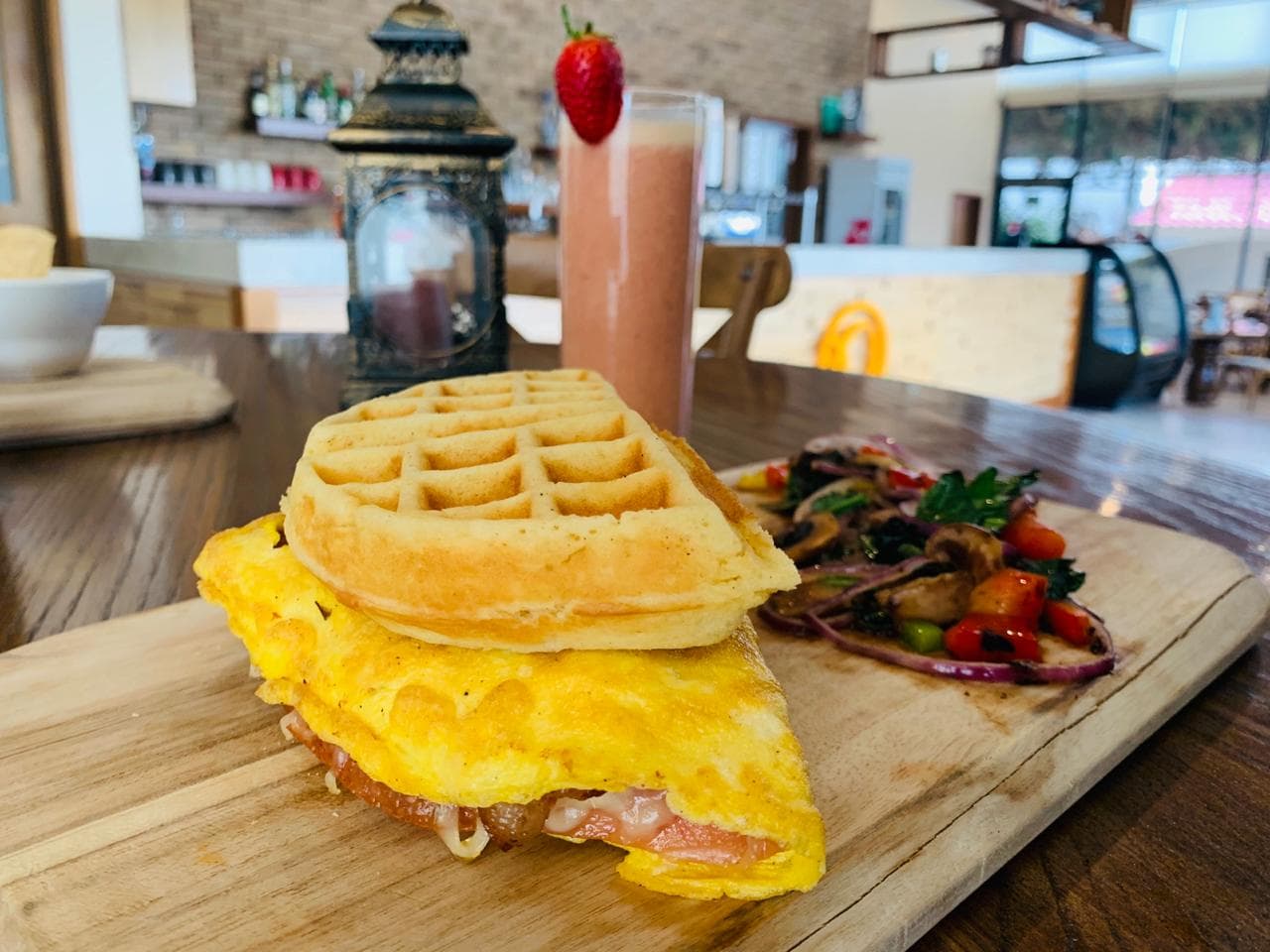 Waffle Ahumado