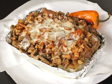 Papa Carne Tocino