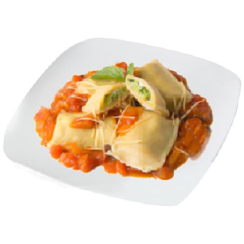 Ravioles con Salsa