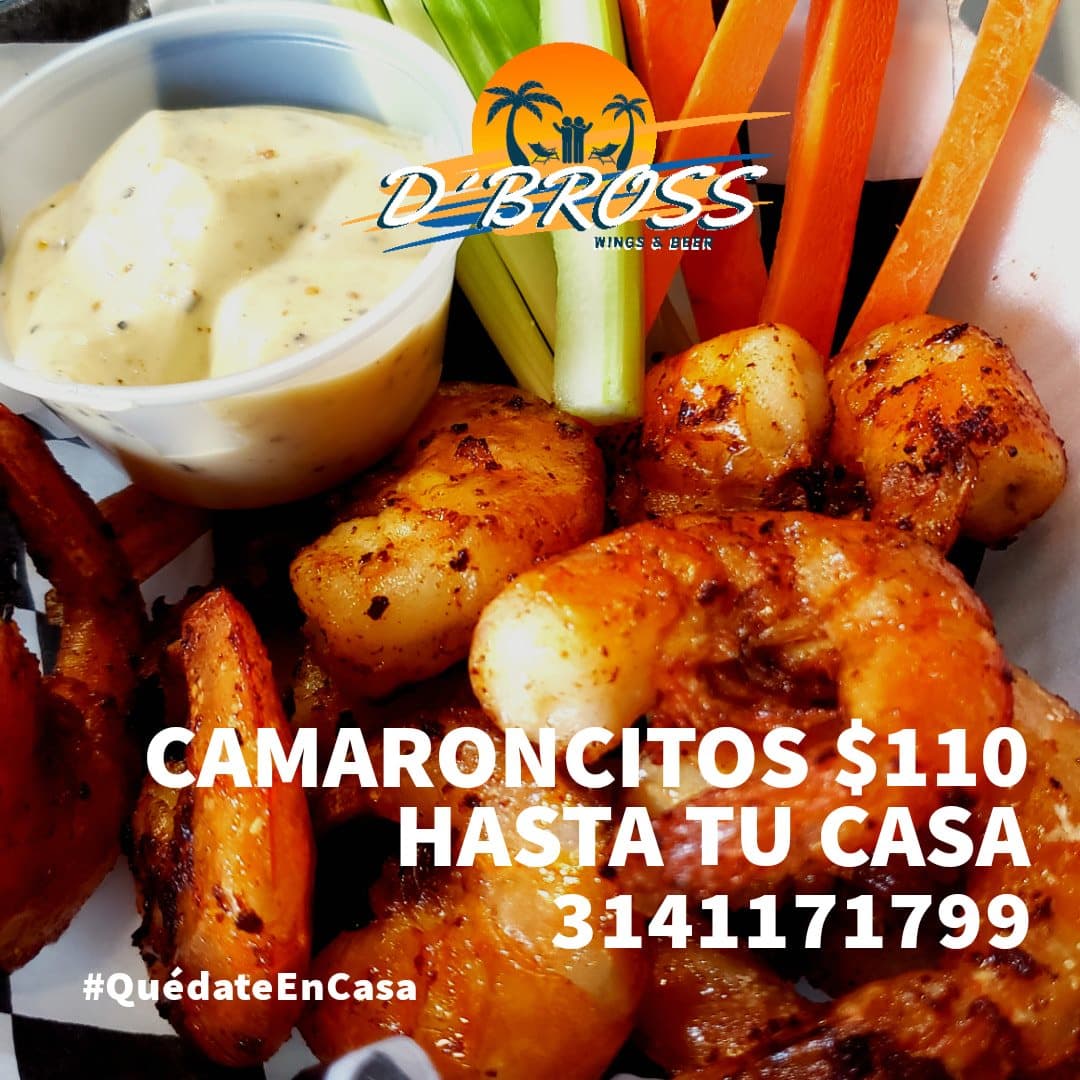 10 Camarones Bañados