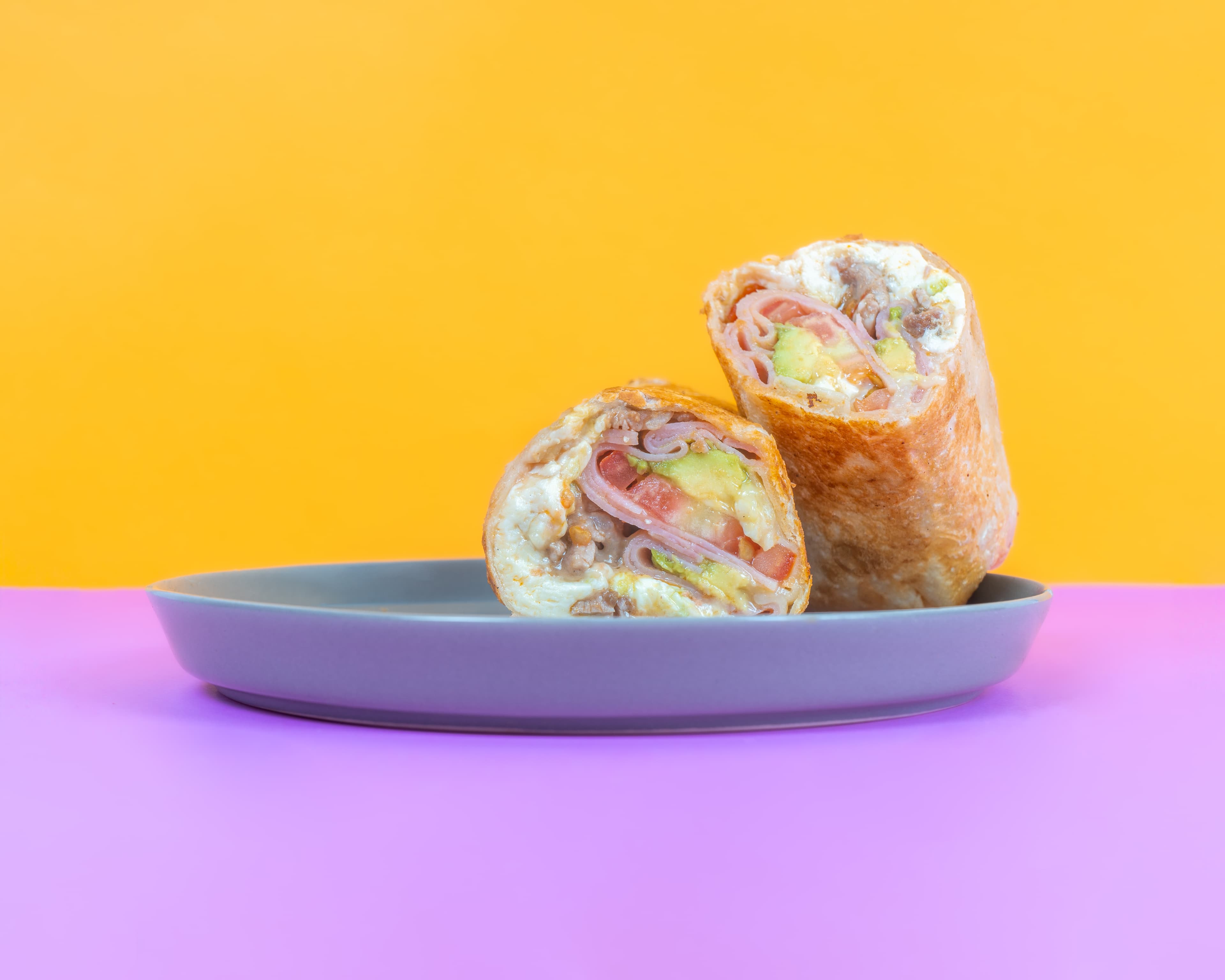 Burrito de Bistec con Jamón