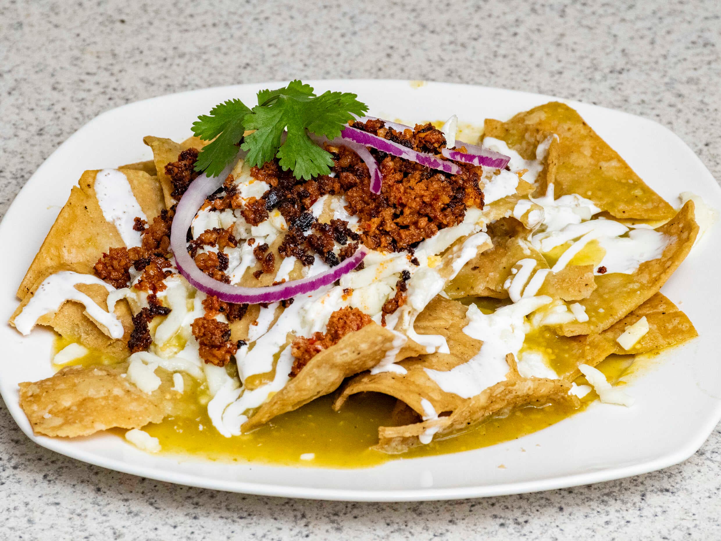 Chilaquiles Chorizo