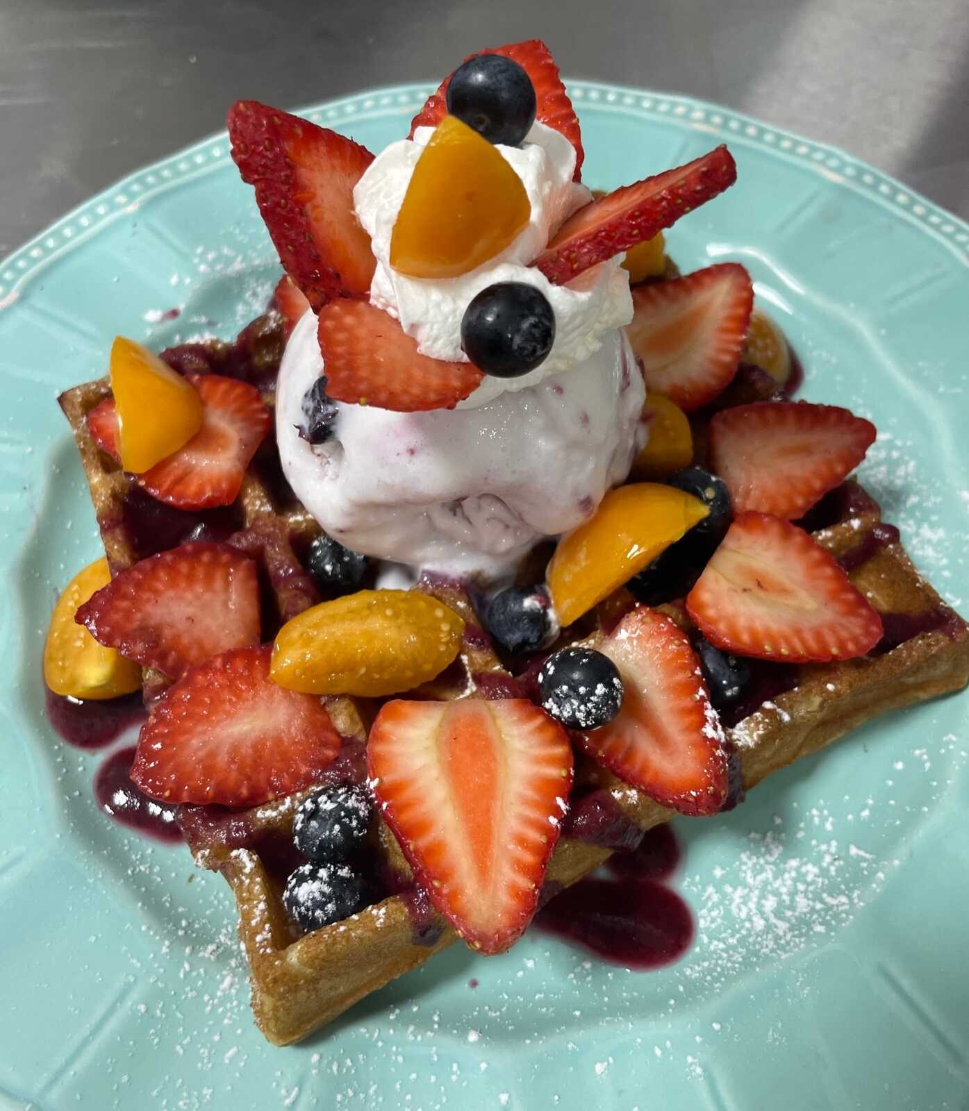 Waffle Frutos del Bosque