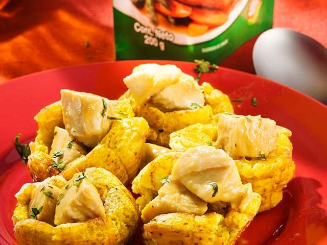 Canastas de Plátano de Pollo