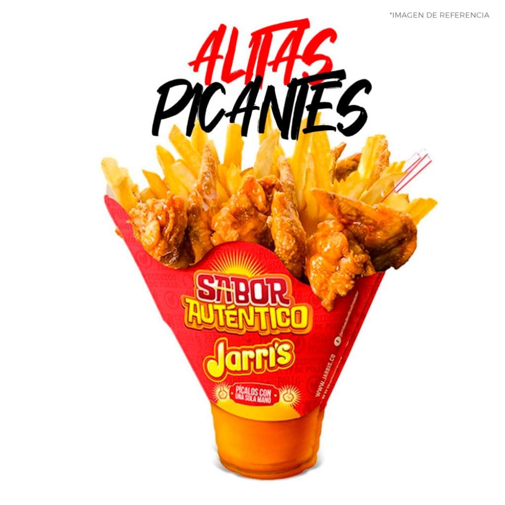 Copa Alas Apanadas Picantes y Arepas