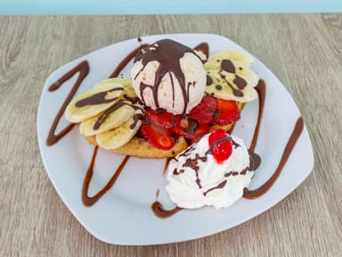 Mini Waffle de nutella